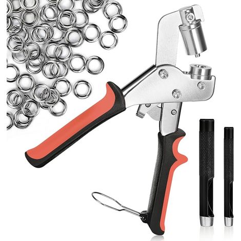 Kit de Pince à œillets, Pince Perforeuse avec 400 Oeillets (1/5)