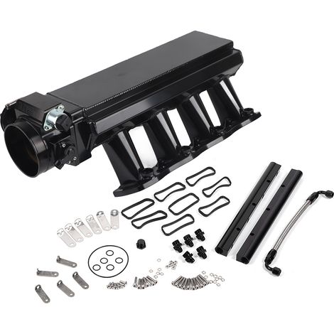 Kit de collecteur d'admission 102 mm/4 pouces 8 trous avec corps de papillon adapté pour LS1 LS2 LS6 (1/5)