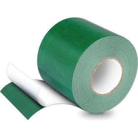 1 Rouleau Ruban De Réparation Pour Bâche 10Mx8CM PVC Étanche Vert Pour Camion Tente Auvent (1/5)