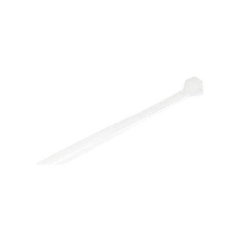 10cm Kabelbinder - 8 kg - Nylon - 94V-2 - UL - Packung mit 100 Stück - Weiß (CBMZT4N) (1/4)