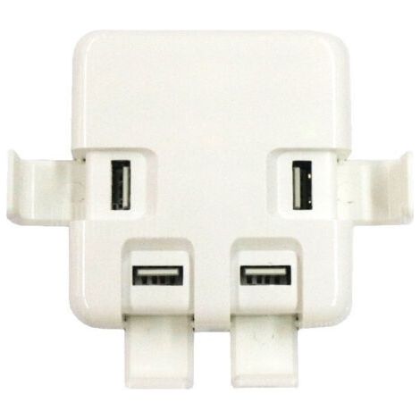 Chargeur Adaptateur Courant Prise Usb 4 Ports 40 W 8a Smartphone Tablette (1/5)