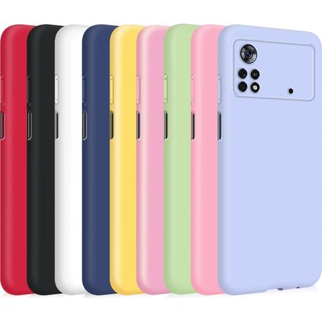 SET DI 9 CUSTODIE PER XIAOMI POCO X4 PRO 5G IN SILICONE COLORATO (1/5)