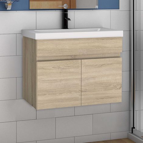 Mineralguss Waschbecken mit Unterschrank (1/5)