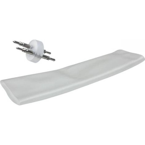 Raccord droit pour cordon lumineux led 13mm thermoformable 2 broches Lotti