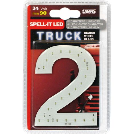 Spell-It Led, 90 mm, 24V - Bianco - 2