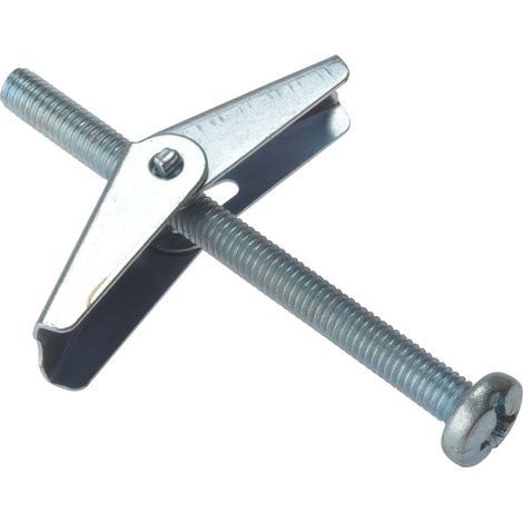 Forgefix Plasterboard Spring Toggle M5 x 50mm - Bag of 10