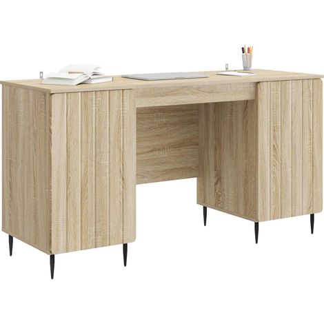Maison Exclusive - Schreibtisch Sonoma-Eiche 142,5 x 50 x 75 cm H
