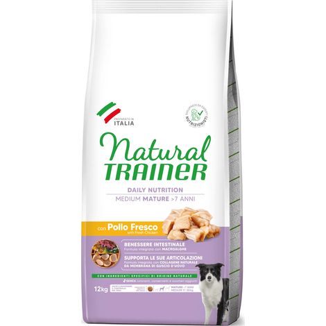 Crocchette Cane Maturity Medium 12 Kg Natural Trainer (1/2)
