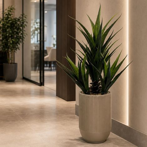 110cm Agave Tropical Display in Pot Artificial Premium (1/5)