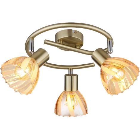 Globo - foco - ZACHERY - bronce - vidrio - Ø 46cm - E14 - (1/5)