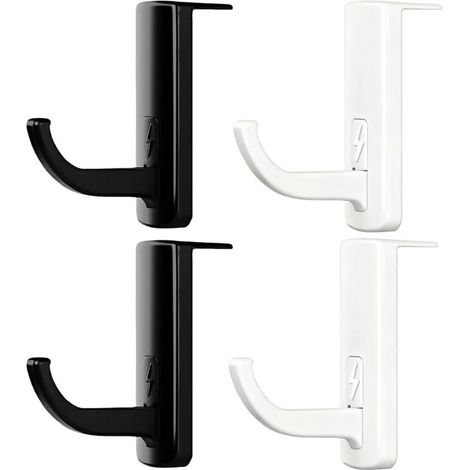 4-Piece Plastic Headphone Holder, Dimensions 2.5cm x 8cm (1/5)