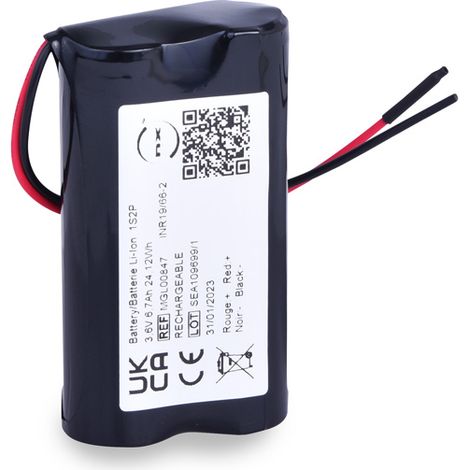 NX - Batterie Li-Ion 2x 18650 1S2P ST1 3.6V 6.7Ah - 24AWG