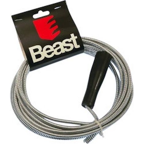 Flexible Débouche-Évier 5 m D6 mm - Zinc Plated - Évacuation Efficace et Durable - Robuste et durable - Beast