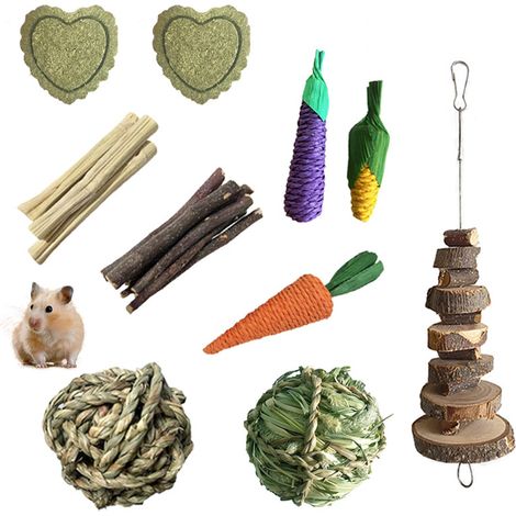 Jouet à mâcher pour hamster (1 pièce) - Lot de 10 pièces (1/5)