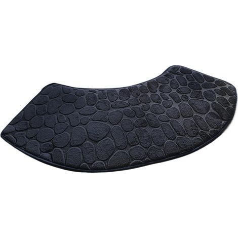 mat Absorbent bath mat curved rug washable Soft non slip rug