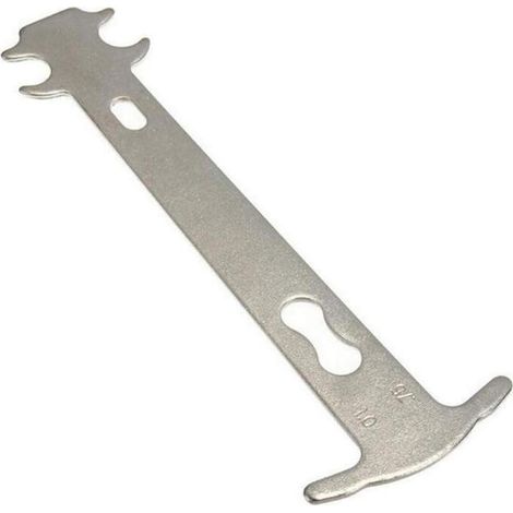 Outil de vérification de l'usure de la chane Pied à coulisse de mesure de jauge de chane de vélo de route de montagne - argent (1/5)