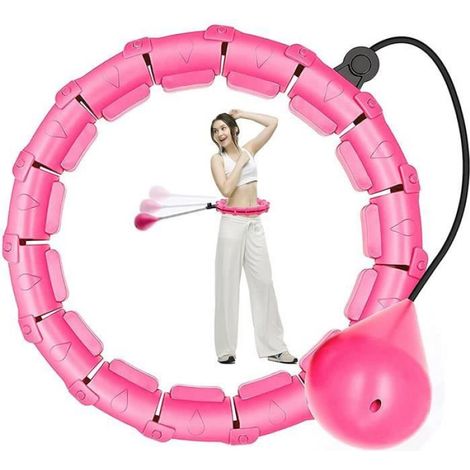 Cerceau Fitness - Hula Hoop Réglable 24 Segments - Pour Adulte Et Enfant - Diamètre Max 120 Cm (1/4)