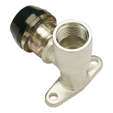 Coude avec Base de Fixation Multicouche push-fit ixPress2 Ø16x2,0 - Femelle longue 1/2"(15/21)