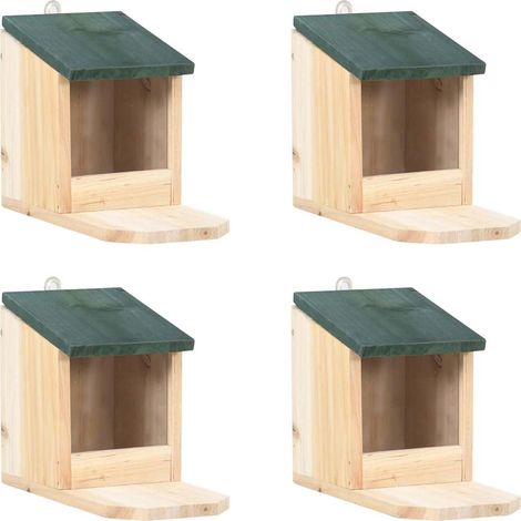 Casette per Scoiattoli 4 pz in Legno di Abete vidaXL (1/5)