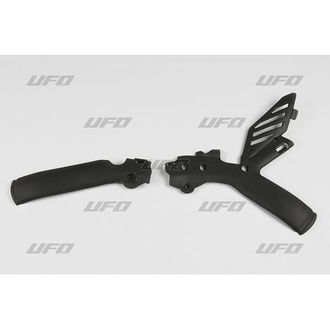 Protectores de chasis UFO para KTM SX/SXF/SX-F '07-'10, EXC/excf/EXC-F '08-'11, SXF '07-'10, color negro.