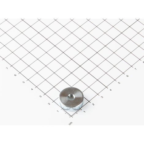 Magna-C Neodym Flachgreifer  Ø20x6mm mit konischer Senkung (1/4)