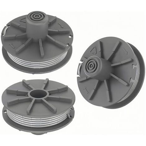 3-teilige Spule Trimmerfaden für Gardena 5307-20 Ersatzteile für Karteo Rasentrimmer (1/5)