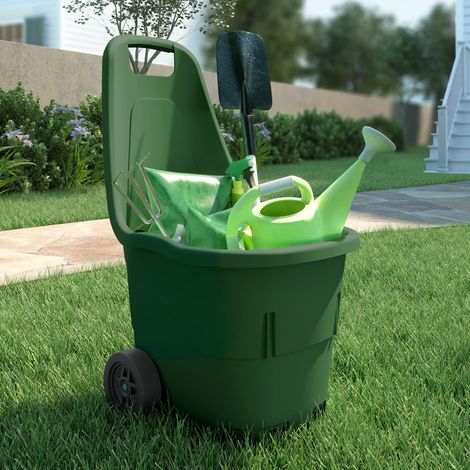 CARRELLO GARDEN IN RESINA A 2 RUOTE PZ 1
