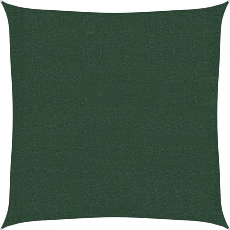Maison Exclusive - Sonnensegel 160 g/m² Dunkelgrün 3,6x3,6 m HDPE