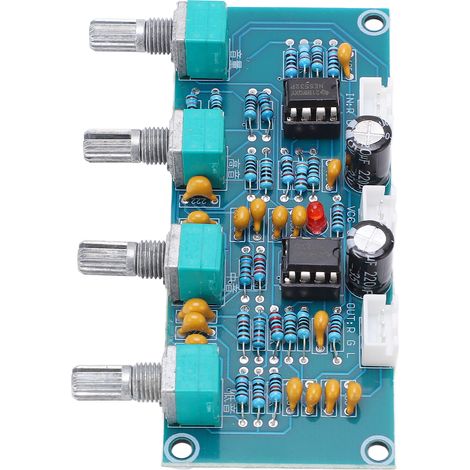 Amplificateur Audio Stéréo 2x50W avec Préamplificateur NE5532 - Alimentation 12-24V pour Haut-Parleurs (1/5)