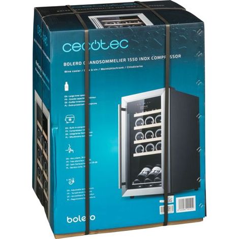 CECOTEC Vinoteca GrandSommelier 1550 Inox Compressor (1/2)