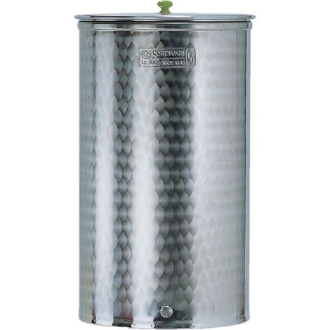 Cordivari - Vinolio Da 50 Litri Contenitore Per Vino E Olio In Acciaio Inox 18/10 Per Alimenti (Galleggiante Escluso) (1/2)