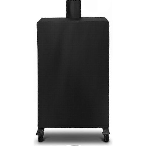Wasserdichte Abdeckung für vertikale Smoker, robuster Schutz für Pelletgrills, Universalgröße, schwarz (1/5)