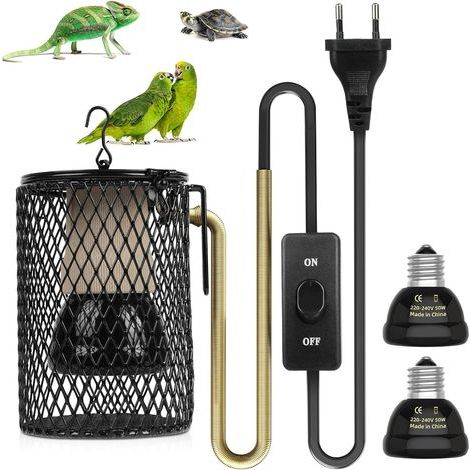 Keramik-Wärmelampen 50W E27, Nickelfassung, für Reptilien, Schildkröten, Schlangen, Terrarien (1/5)