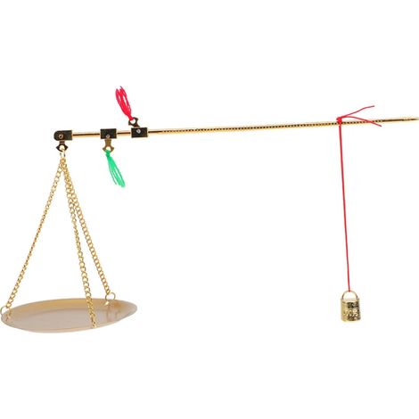 Balance Portable en Cuivre Vintage pour Médecine Traditionnelle (1/5)