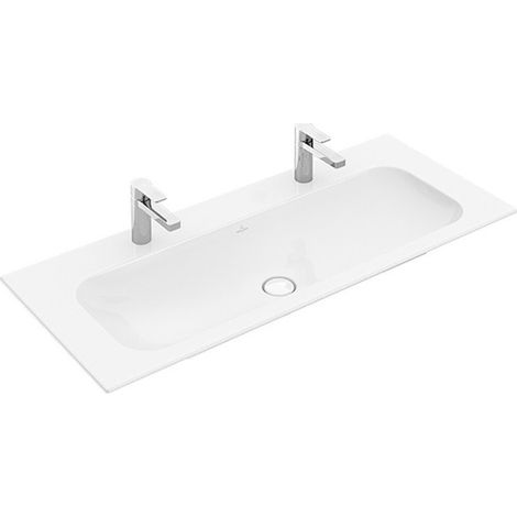 V&B FINION lavabo senza troppopieno 1200x500mm bianco C +