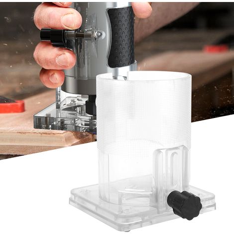 Base Transparent pour Défonceuse - Accessoire de Protection pour Outils Électriques (Standard) (1/5)