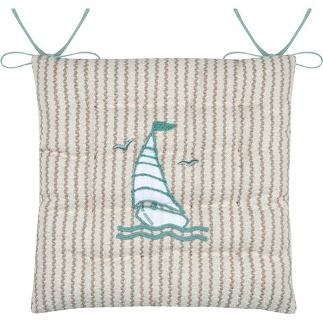 Coussin de chaise naturel Barbade (1/3)