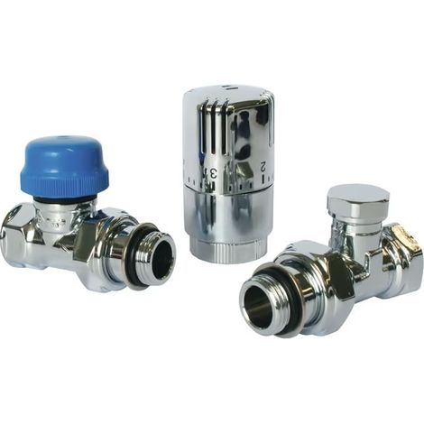 Kit thermostatique complet pour sèche-serviettes 1/2'' (15/21)