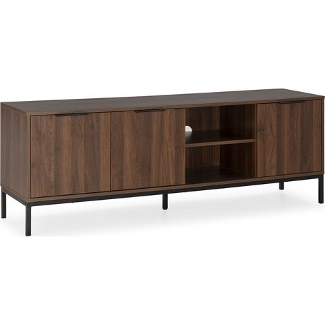 Mueble Tv Auri 3 puertas color Nogal (1/5)