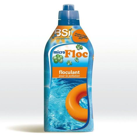 Flocculante per piscina senza cloro BSI microFloc 400 g liquido concentrato (1/3)
