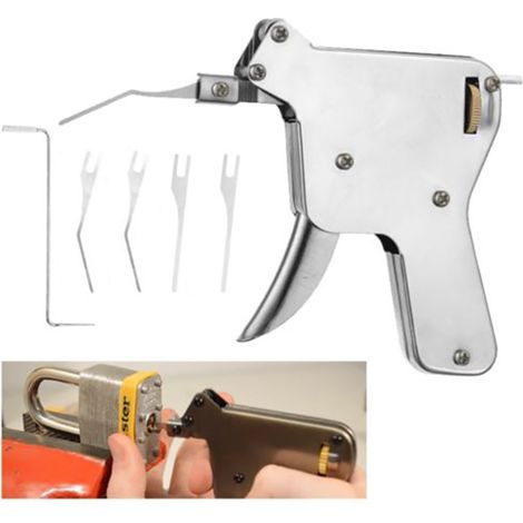 Strong Lock Vorhängeschloss-Reparaturset mit robustem Überbrückungskopf und Spannschlüssel (1/5)