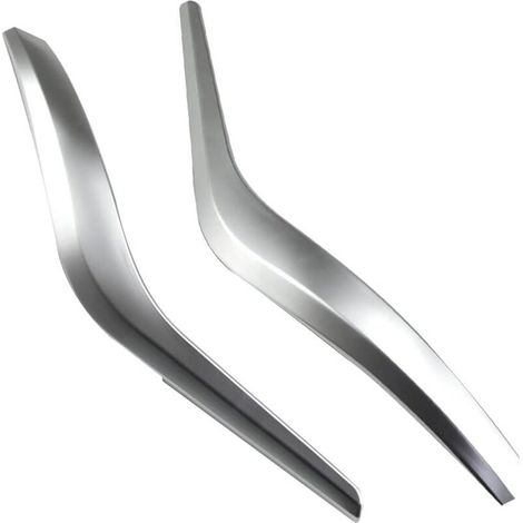 2PCS（Matte silver）Left Right Car Interior Door Panel Handle Pull Trim Auto Inner Door Handles Covers Compatible with B-MW X1 E84 10-16 (1/5)