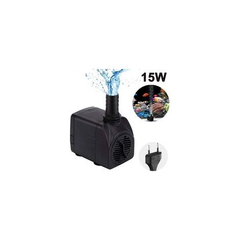 Pompe fontaine submersible 25W – Débit 750 l/h – Hauteur de livraison 1,5 m – Fonctionnement ultra-silencieux pour aquariums et jardins aquatiques - 1buses (1/5)