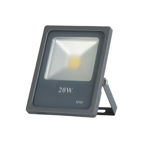 Vivida - FLOOD applique led IP65 Antracite 20W Vetro Satinato