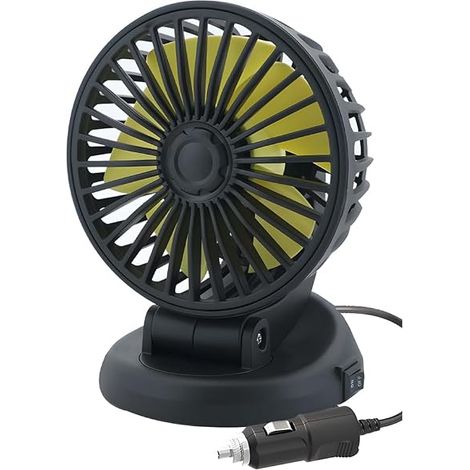 Ventilateur Voiture, Ventilateurs Portables Voitures, Vitesses Rotatif 360° Ventilateur Véhicule, Ventilateurs Refroidissement USB Pour Voiture, Ventilateur électrique Pour Voiture D'été (1/4)