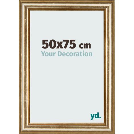 yd. - Cadre photo 50x75 - Or Antique - MDF - Lazio