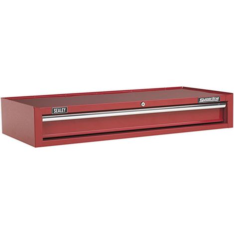 Sealey AP41119 Superline PRO® Heavy-Duty Mid-Box Tool Chest with Drawer - Red (1/3)