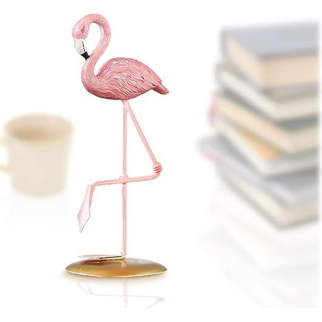 Flamant Rose Décoration en Résine, Ornement de Flamingo Rose, Maison, Chevet, Bureau, Table de Nuit, Chambre (1/5)