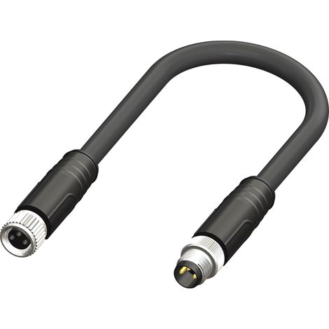 Câble de commande RS PRO 3 conducteurs , M8 Femelle vers M8 Mâle, 3m ( Prix pour 1 )