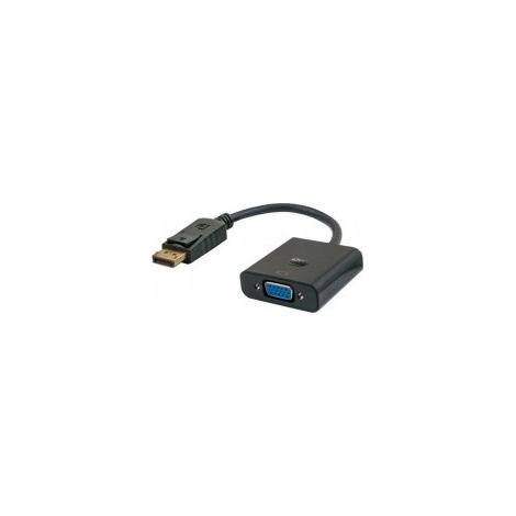 Savio CL-90 câble adaptateur vidéo 0,2 m DisplayPort VGA (D-Sub) Noir (1/2)